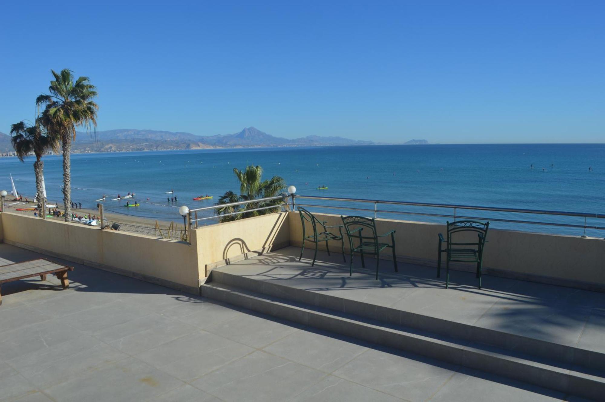 Excepcional Apartamento Loft A Pie De Playa En Chalet Roquetes Alicante Buitenkant foto